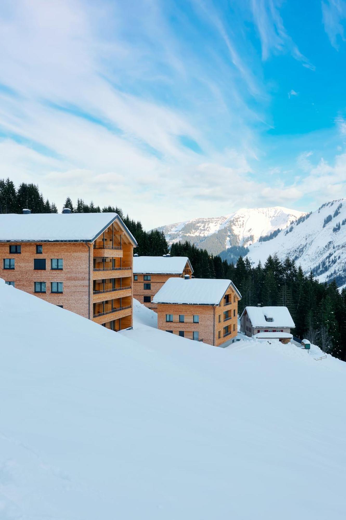 Alpenstolz Damuels Haus 1 - Stilvoll Urlauben In Den Bergen Apartment Exterior foto